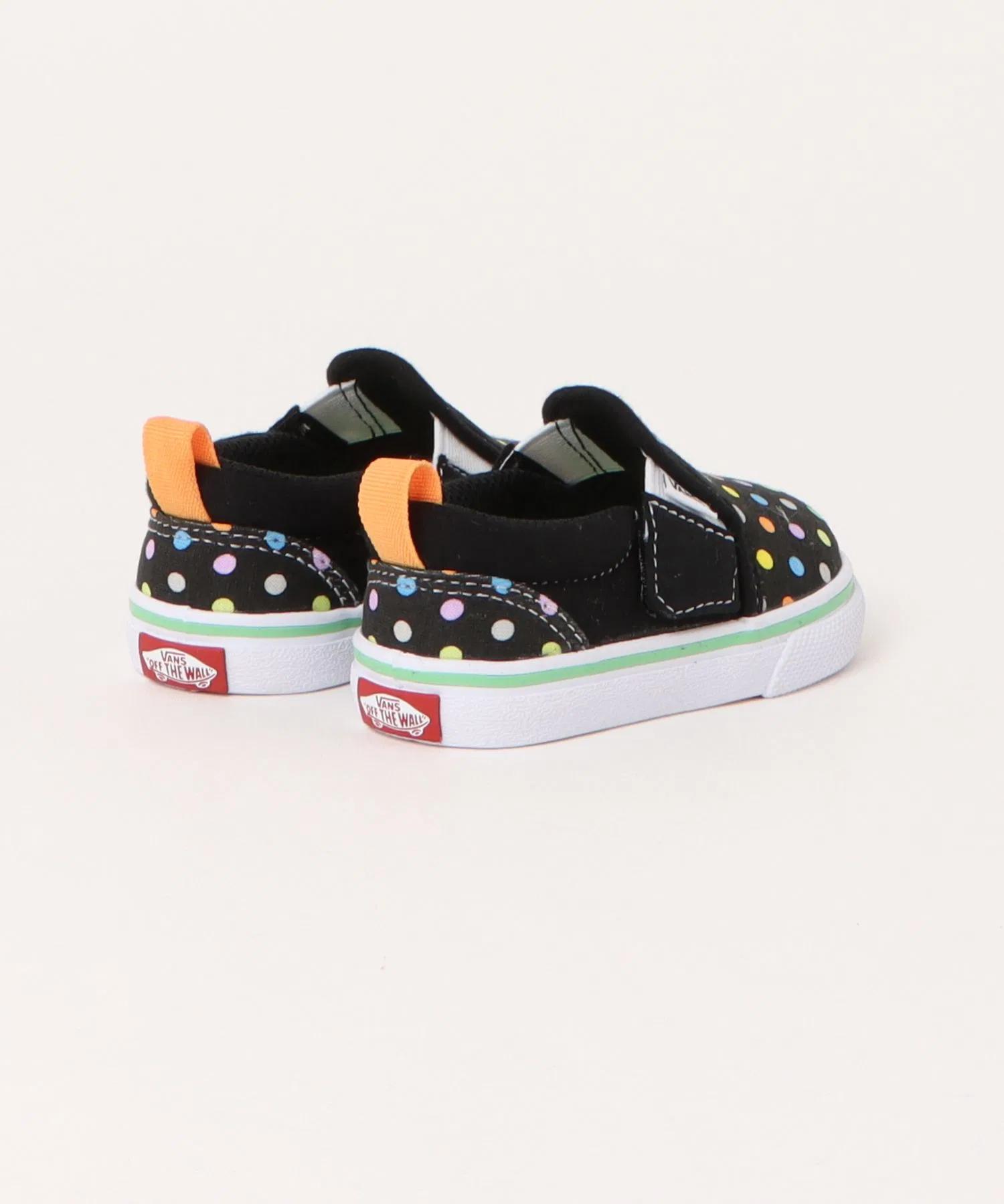 Детские кроссовки VANS SLIP ON V98TDL DOT BLK/MLT DOT — фото 2