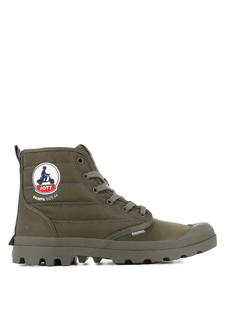 Кроссовки высокие, модель PAMPA HI DARE RHONA, UNISEX Palladium, зеленый