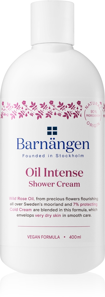 

Интенсивный нежный крем для душа с маслом для сухой и очень сухой кожи Barnängen, 400 мл