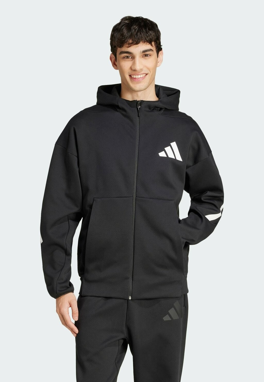 

Толстовка на молнии adidas Sportswear, черный