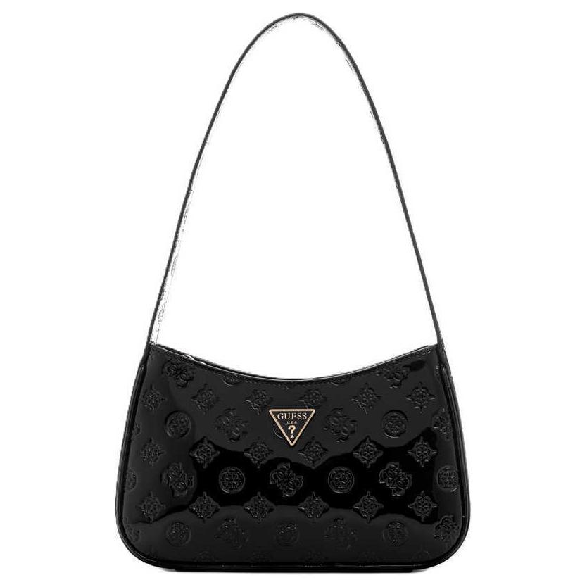 

GUESS Женская сумка через плечо из искусственной кожи среднего размера черная, Black