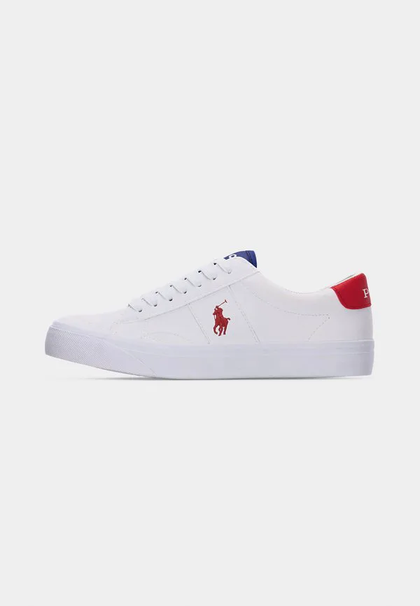 Кроссовки унисекс ryley Polo Ralph Lauren, White/Royal/Red — фото 2