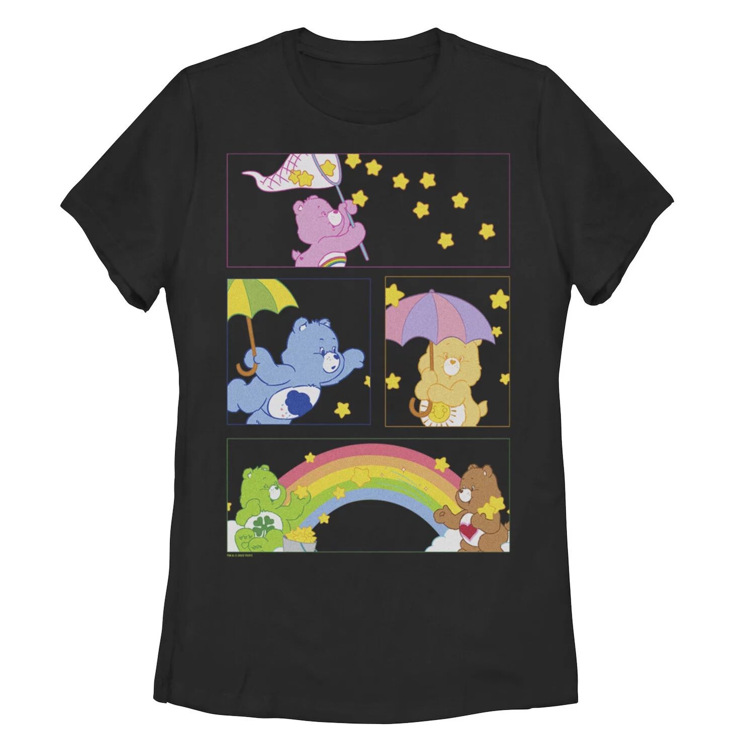 

Детская футболка с рисунком Care Bears Group Raining Stars Licensed Character