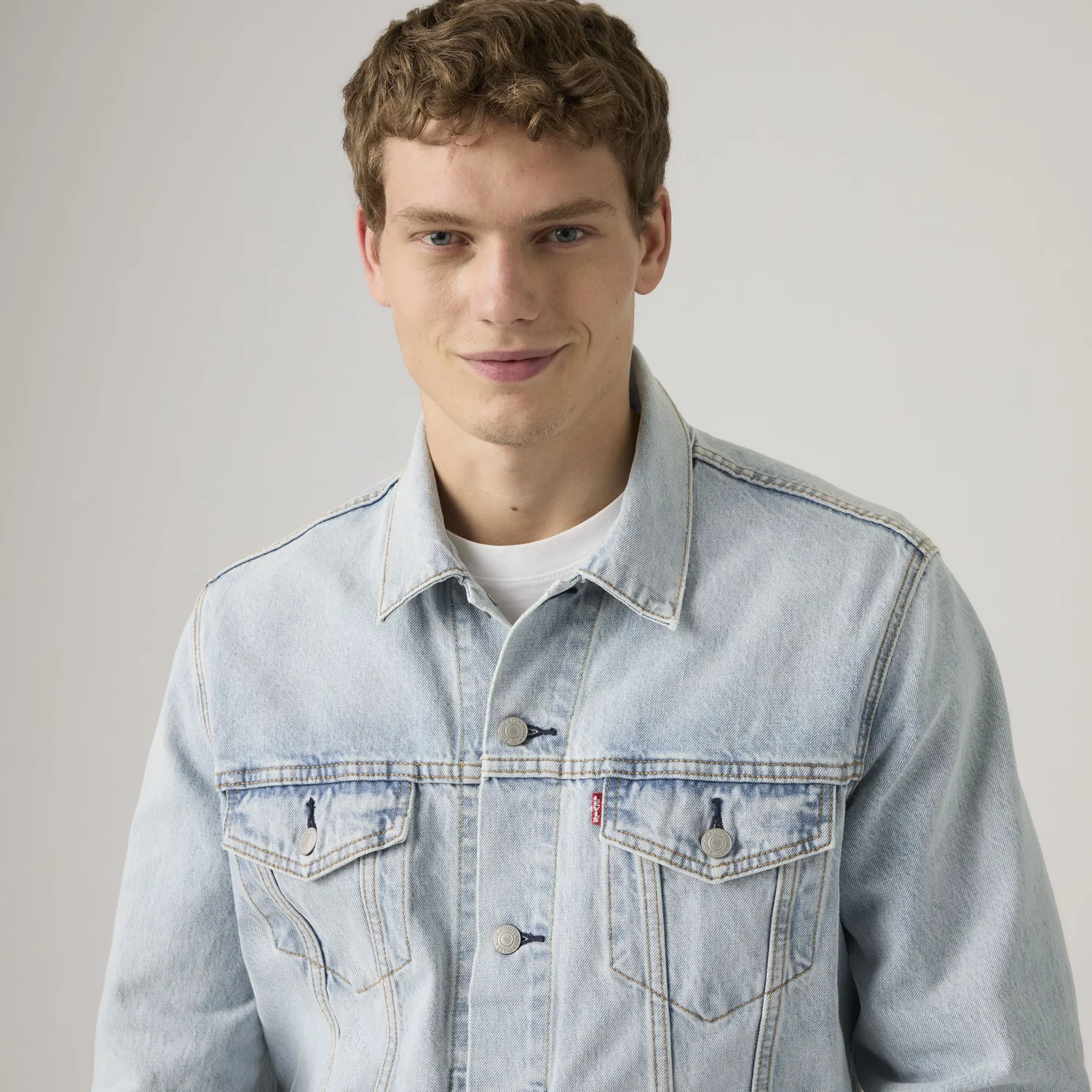 Куртка дальнобойщика Levi's, Light Wash — фото 2