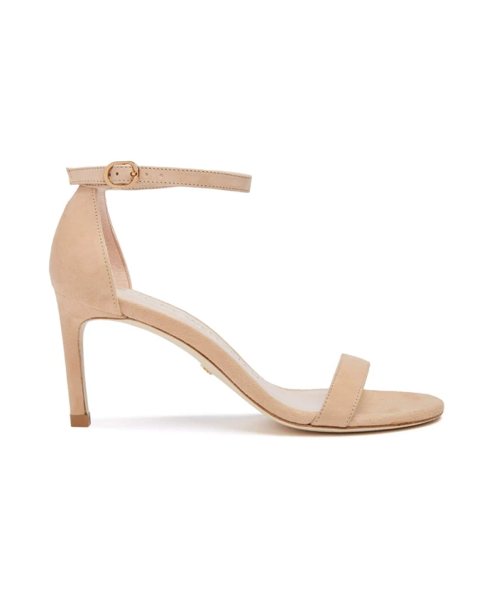 

Сандалии Nunaked прямого кроя Stuart Weitzman, бежевый