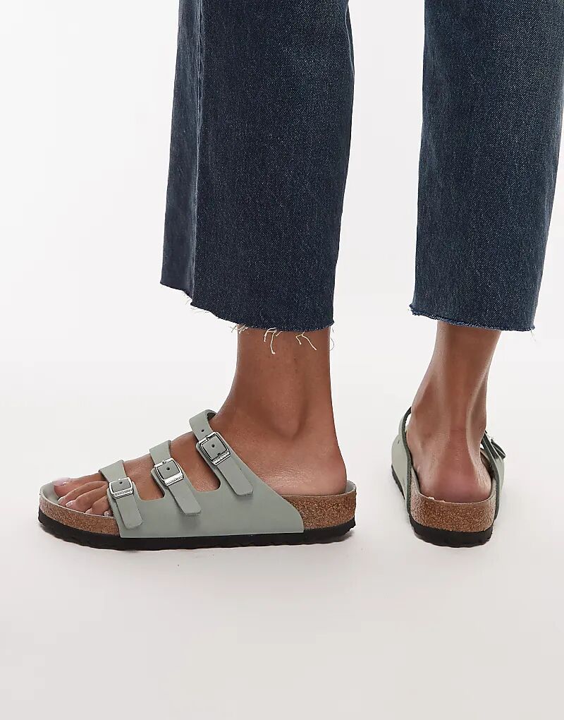 Сандалии Birkenstock Florida чистого шалфейного цвета — фото 2