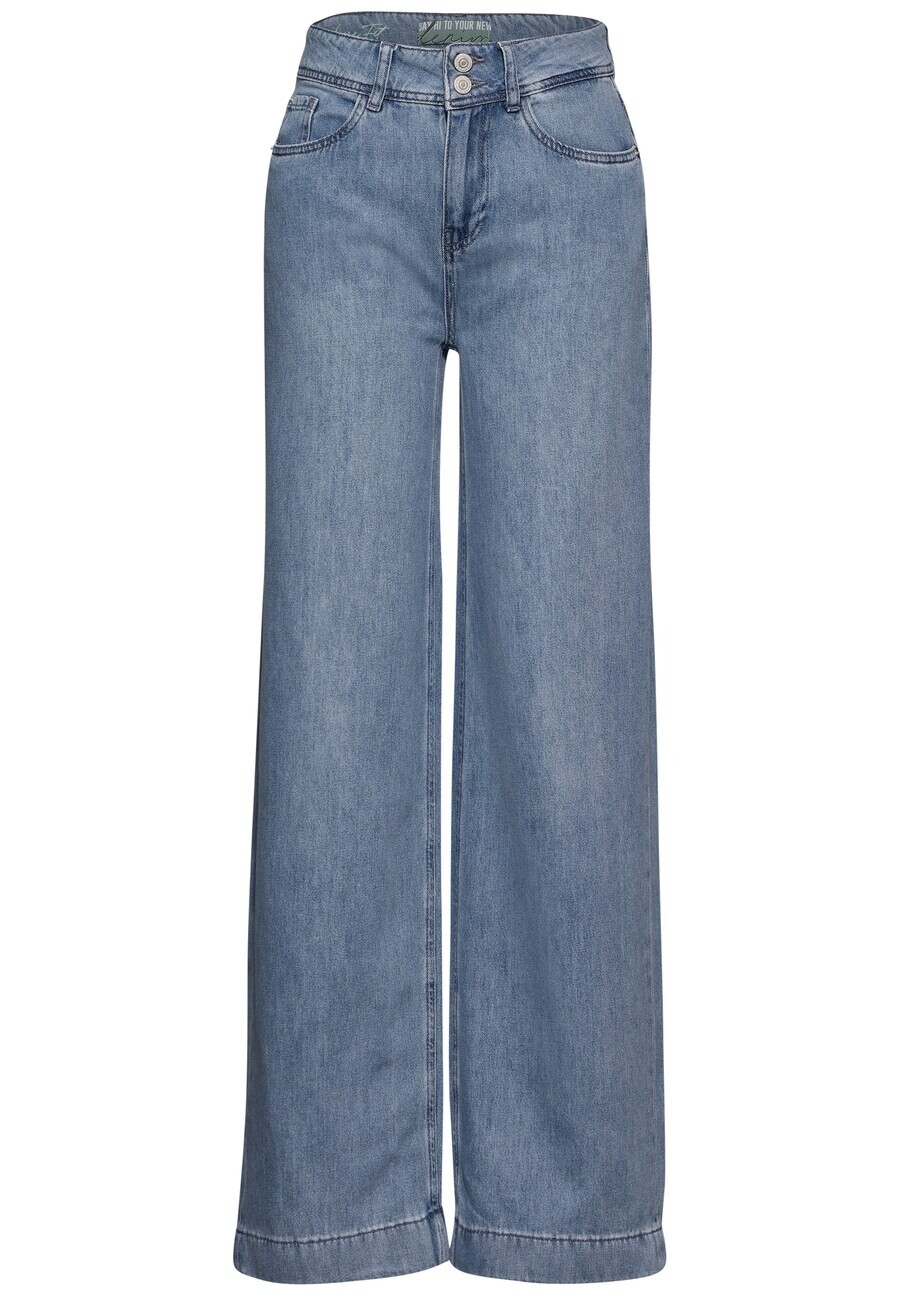 

Джинсы STREET ONE Wide leg Jeans, синий деним