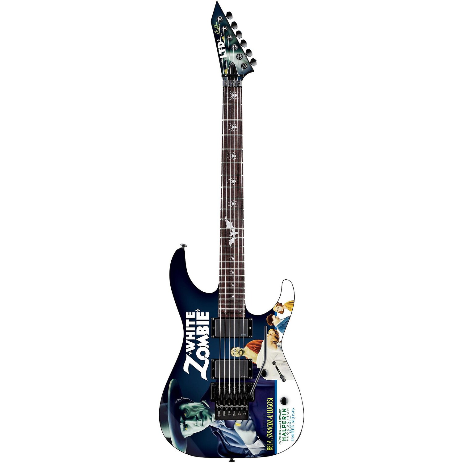 

ESP LTD Kirk Hammett Signature White Zombie Электрогитара Графика