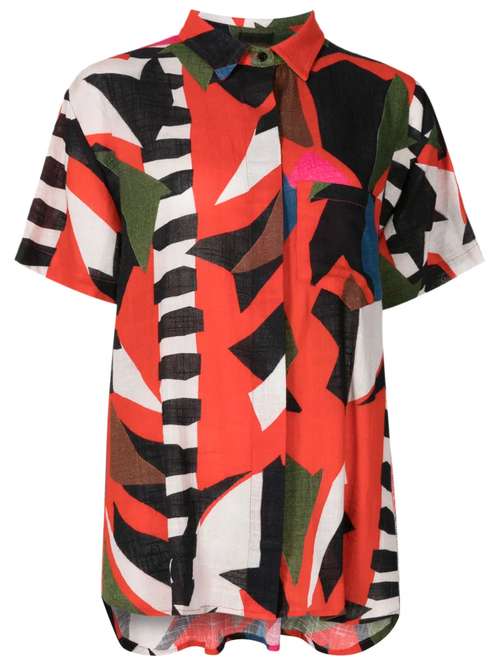 

Рубашка Abacaxi с абстрактным принтом Osklen, разноцветный