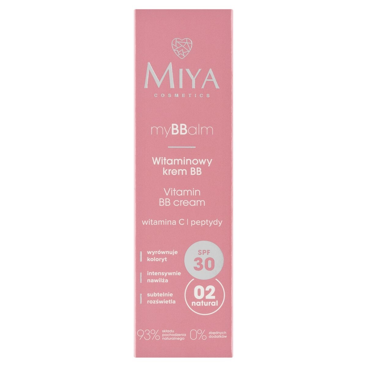 Miya, Mybbalm, крем с витамином Bb, SPF 30, 02 натуральный, 30 мл Miya Cosmetics — фото 2