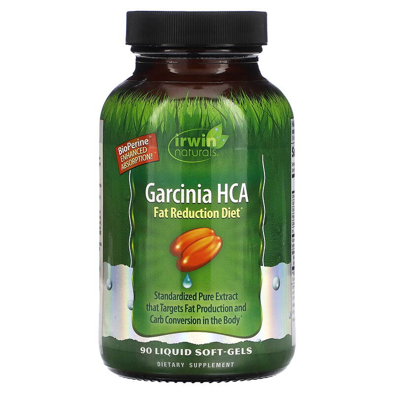 

Irwin Naturals, Гарциния ГЛК, 90 гелевых капсул