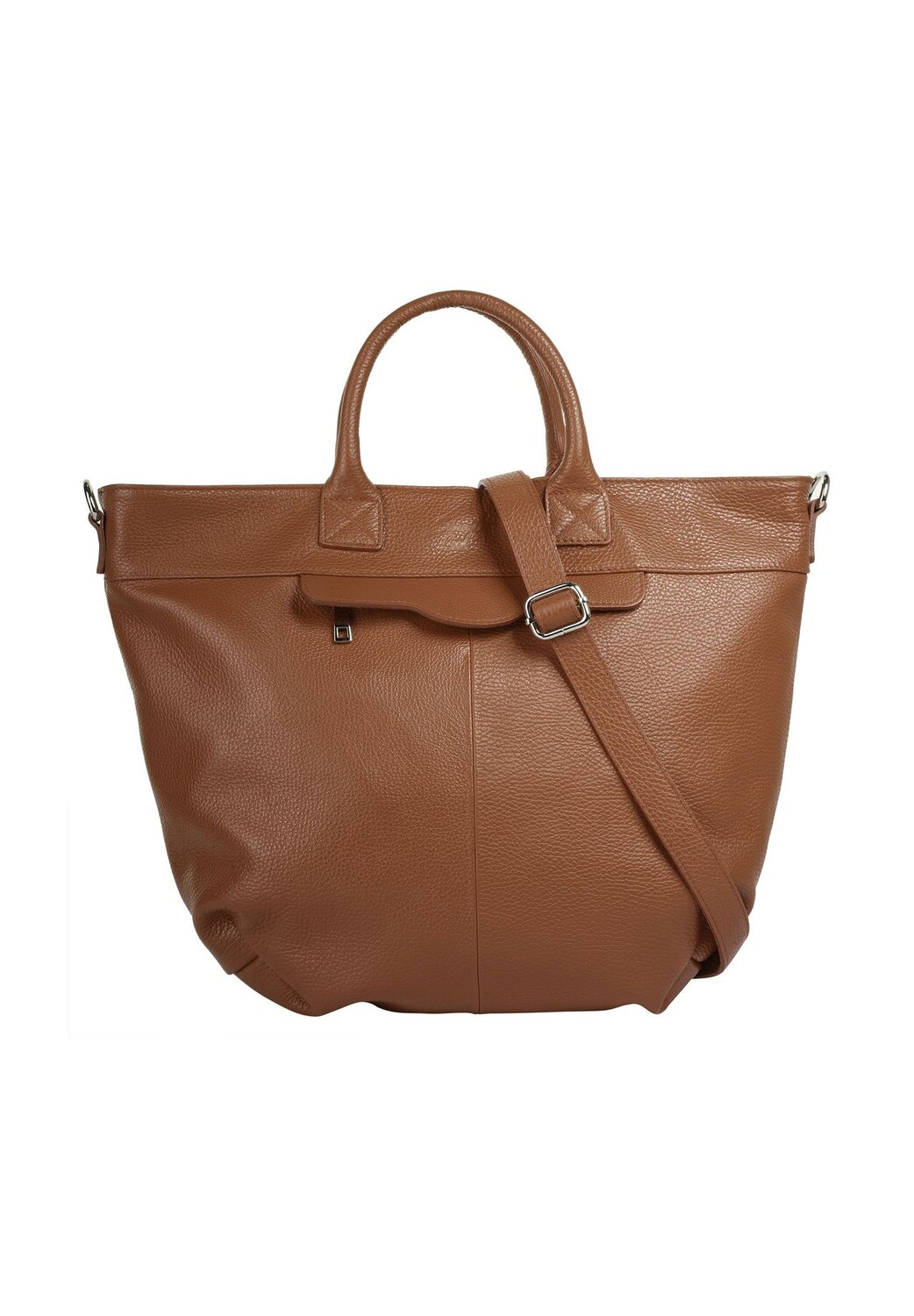 

Сумочка, натуральная кожа, производство Италия Samantha Look, цвет Cognac