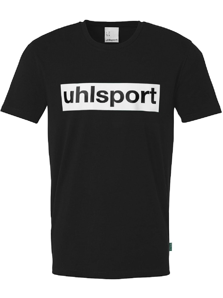 

Футболка спортивная Essential Promo T-Shirt черного цвета uhlsport, Черный, Футболка спортивная Essential Promo T-Shirt черного цвета uhlsport
