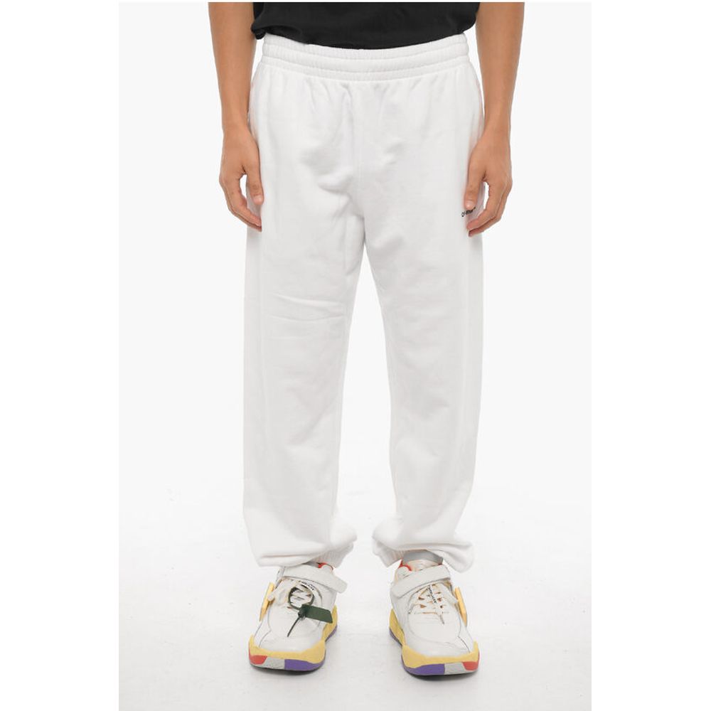 

SEASONAL Хлопковые джоггеры с контрастными деталями Off-White, White