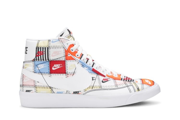 

Кроссовки Nike Blazer Mid 'Patchwork', белый