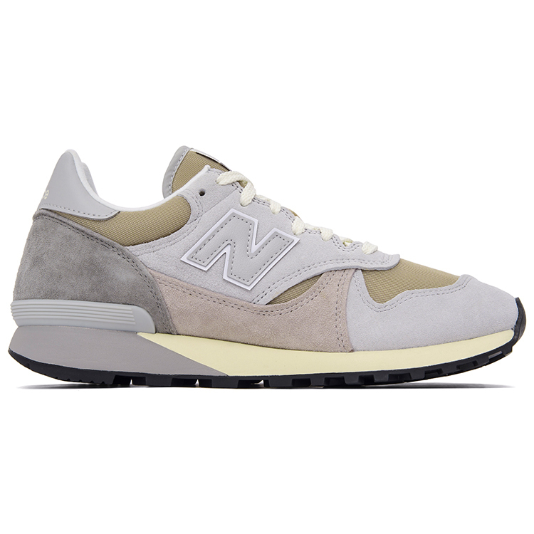 Футболка Stoneware Brighton Grey Moonrock New Balance, серый/землянисто-желтый — фото 2
