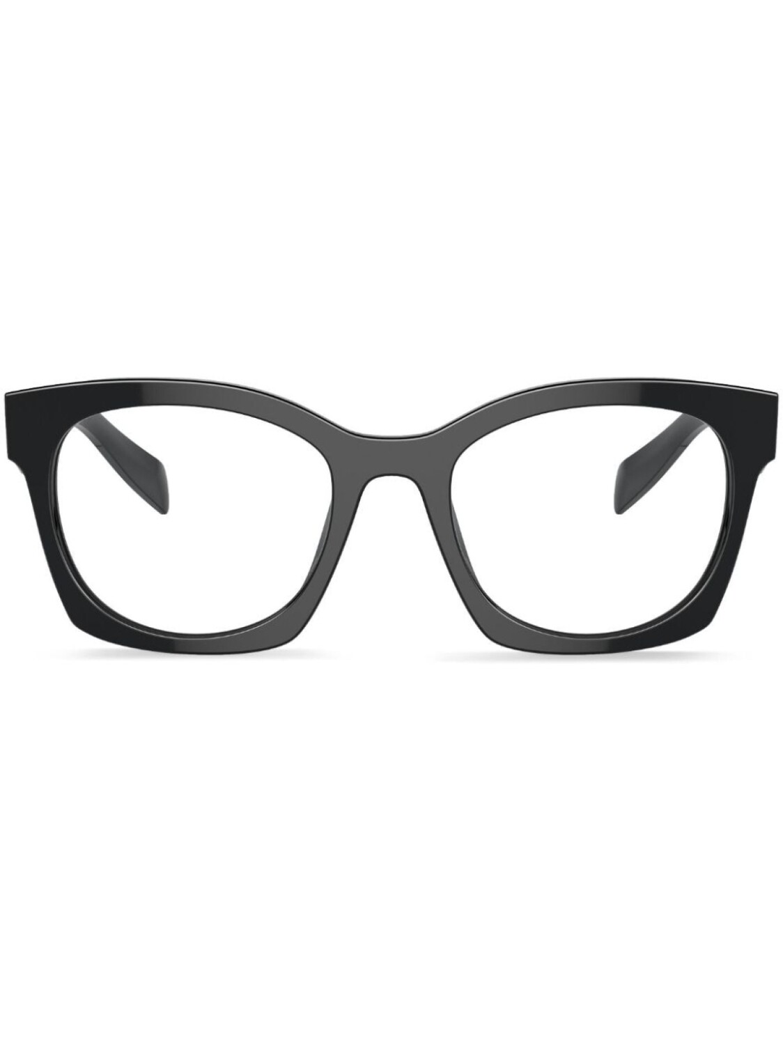 

Prada Eyewear солнцезащитные очки в квадратной оправе с логотипом, черный