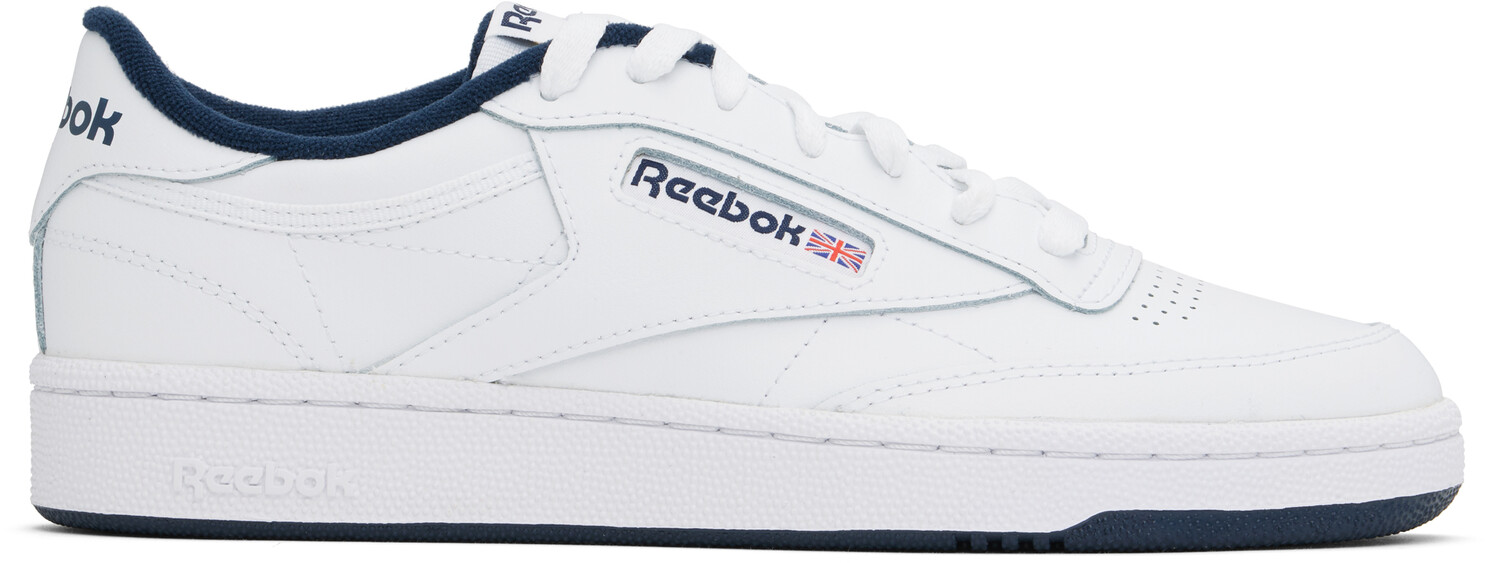 

Белые кроссовки Club C 85 Reebok Classics, белый/темно-синий