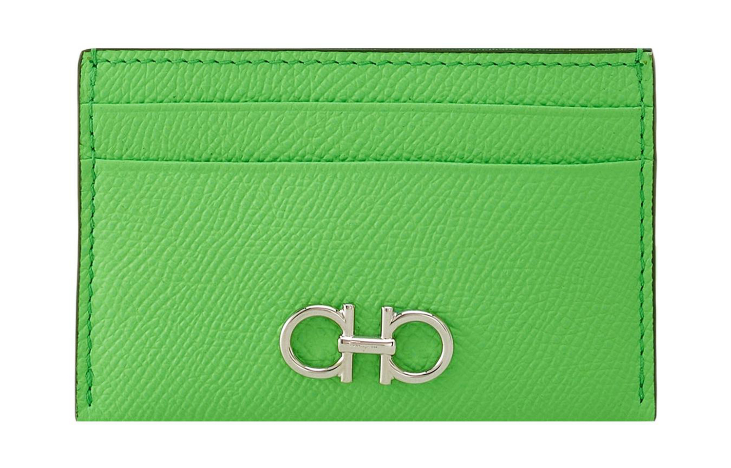 

Ferragamo Кожаный держатель для карт из коровьей кожи, женский, зеленый