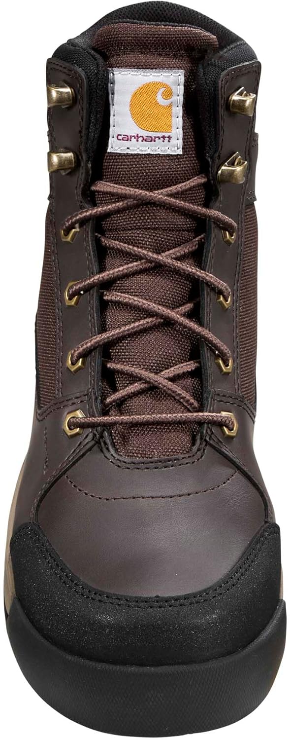 Carhartt мужские рабочие ботинки Force HD 6" с композитным мыском, противоскользящие, с рейтингом EH, с подкладкой FastDry, Dark Brown — фото 2