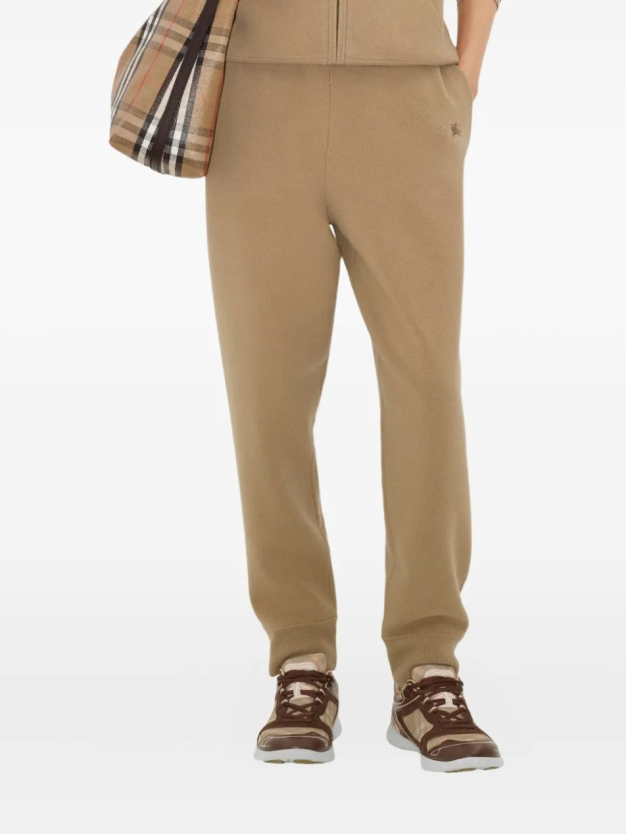 

Спортивные брюки из смесовой шерсти Burberry, нейтральный