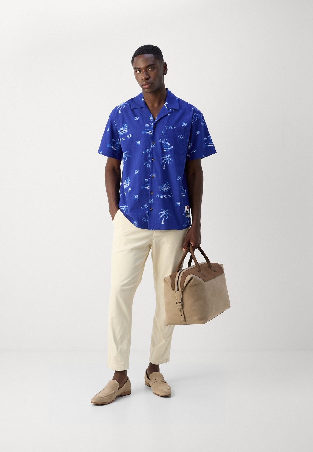 

Рубашка ALL OVER PRINTED SHIRT Scotch & Soda, синий