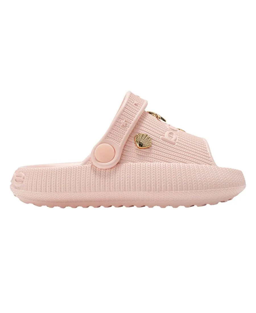 Toddler Lightweight EVA Slide with Sea Charms Bebe, Blush — фото 2