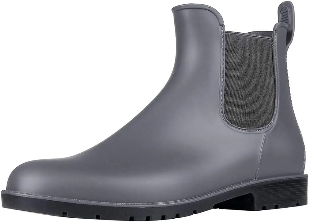 

Женские резиновые водонепроницаемые короткие ботинки до щиколотки, мужские дождевые сапоги Generic, Scrub-gray9