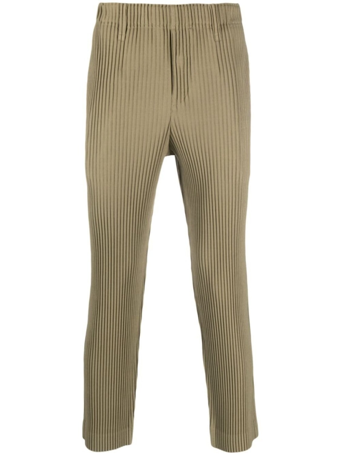 

Homme Plissé Issey Miyake плиссированные брюки прямого кроя, зеленый