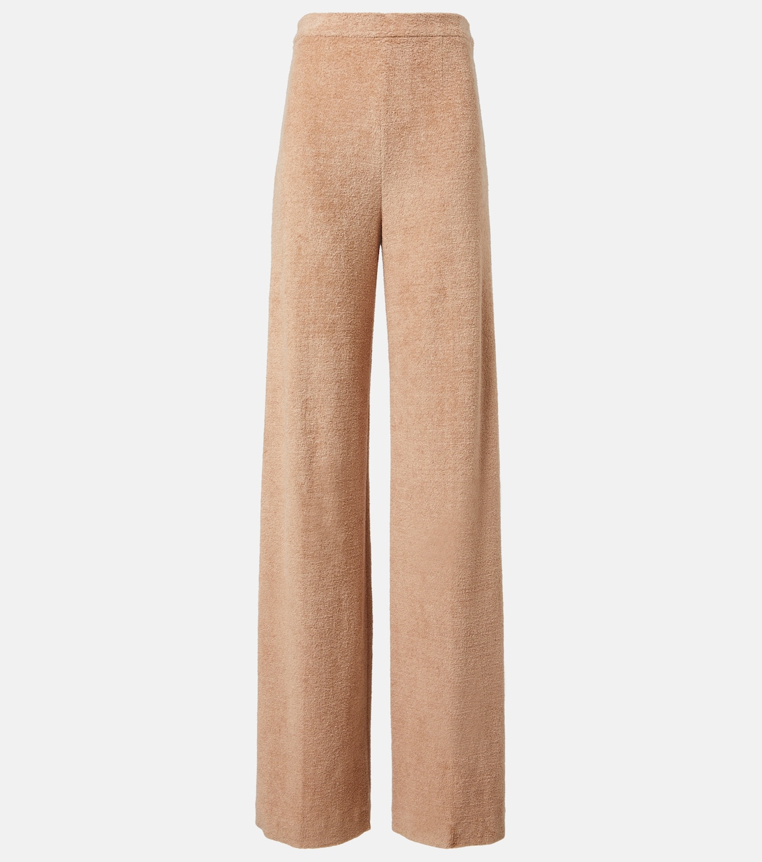 

Широкие брюки из льняной и хлопковой махровой ткани Loro Piana, Natural Shell
