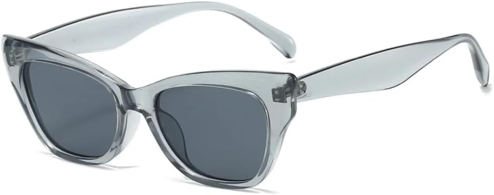 

Роскошные женские солнцезащитные очки с леопардовым принтом "кошачий глаз", желейного цвета, модные, подходят для всех мужчин, защита от УФ-излучения UV400 HHZZYVY, Grey Black