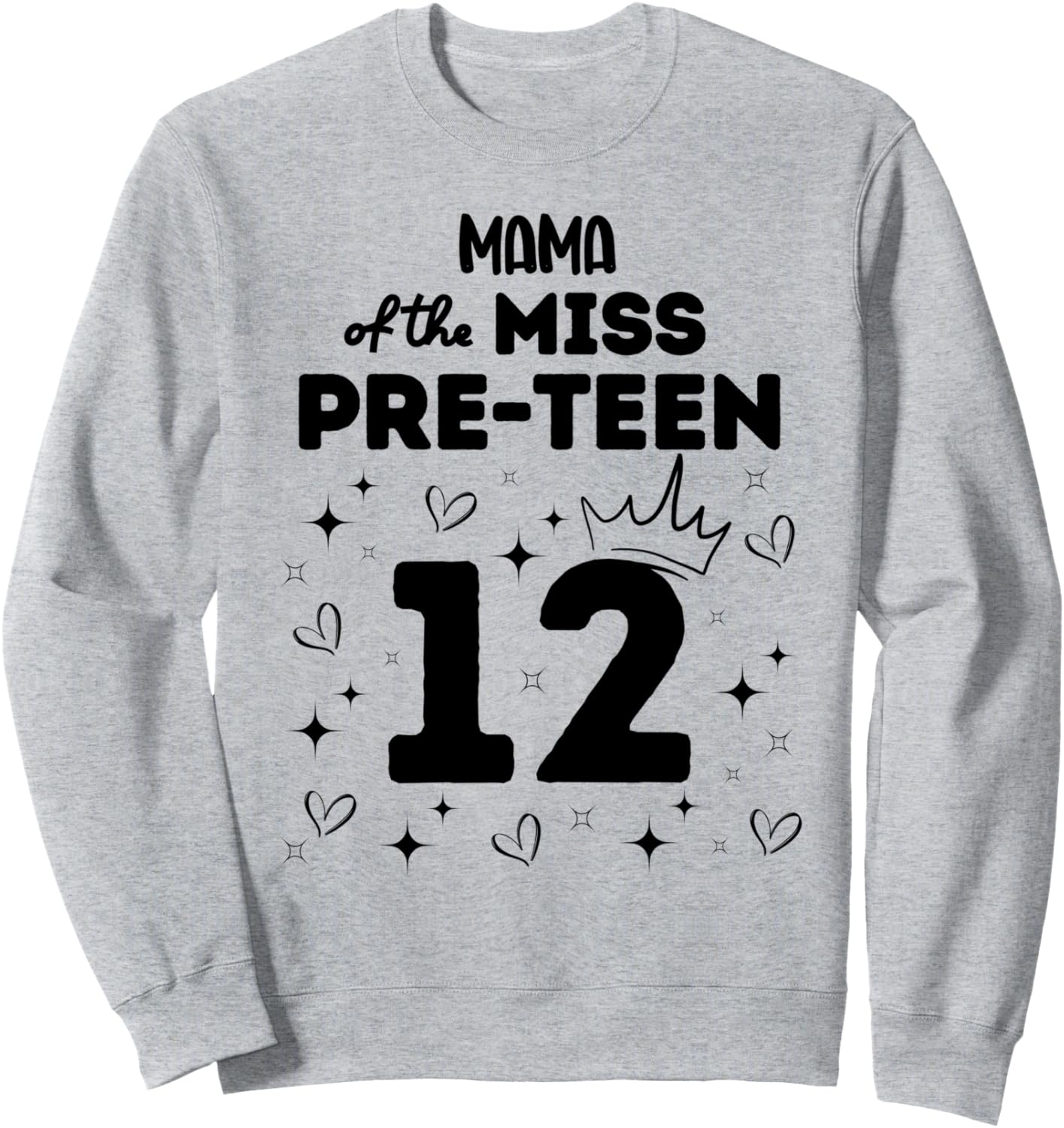 

Толстовка для вечеринки в честь 12-летия Мама мисс-подростка в черном цвете Family Look Black Theme Birthday Decorations Gifts, Черный, Толстовка для вечеринки в честь 12-летия Мама мисс-подростка в черном цвете Family Look Black Theme Birthday Decoration