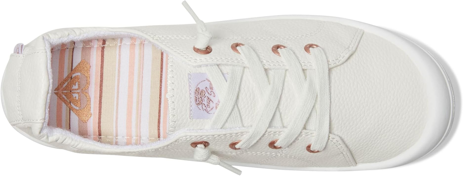 Кроссовки Roxy Bayshore Plus Lx, Tumbled White — фото 2