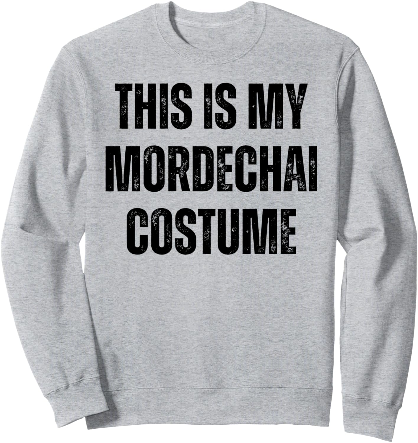

Это мой костюм Мордехая: толстовка Prim с потертым черным текстом, серая This Is My Purim Costume Vintage, Черный, Это мой костюм Мордехая: толстовка Prim с потертым черным текстом, серая This Is My Purim Costume Vintage
