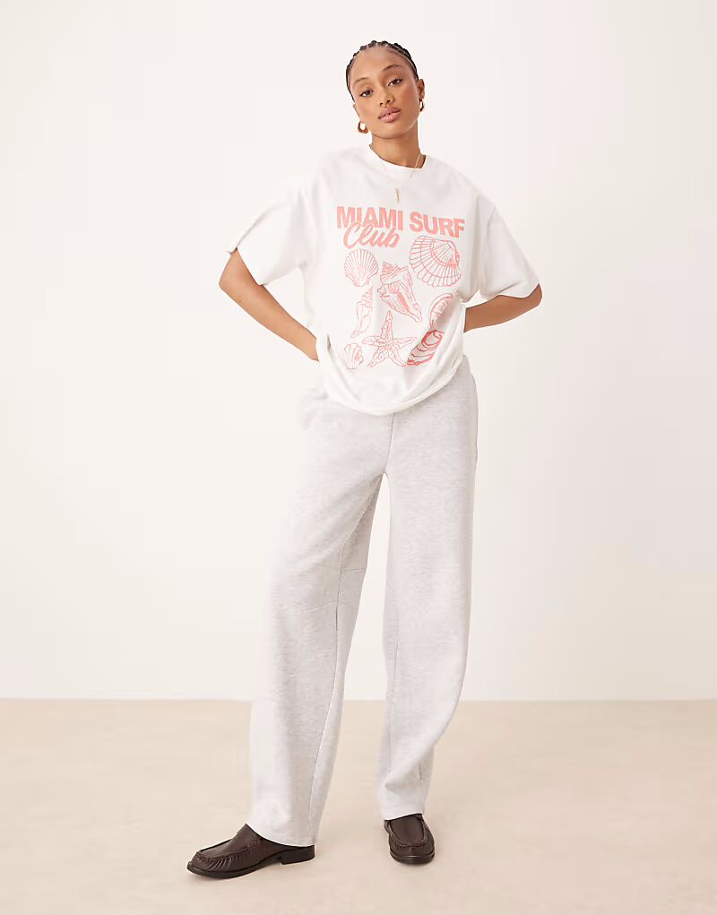 

Высокие джоггеры ASOS DESIGN в сером меланжевом цвете ASOS Tall