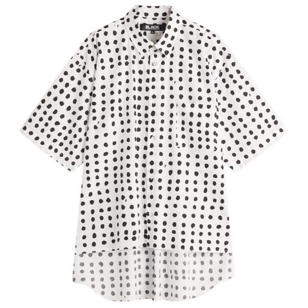 

Рубашка в горошек от X Filip Pagowski Comme Des Garçons Black, белый