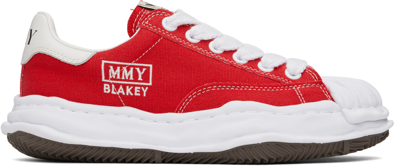

Холщовые низкие кеды Blakey OG Sole Maison MIHARA YASUHIRO, красный