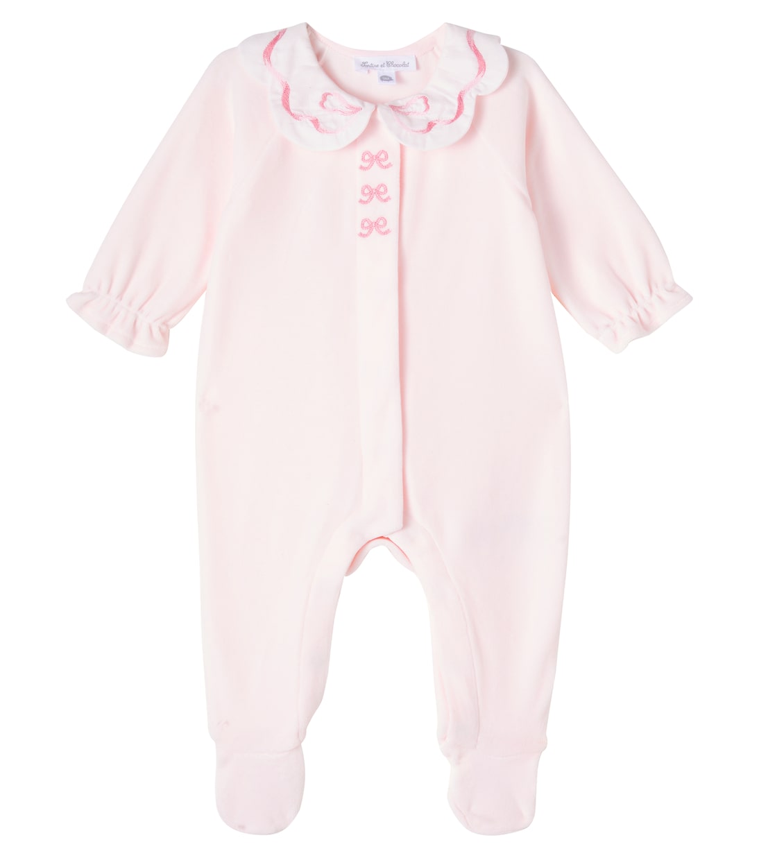

Боди из хлопковой смеси с бантиком Tartine et Chocolat, Rose Pale