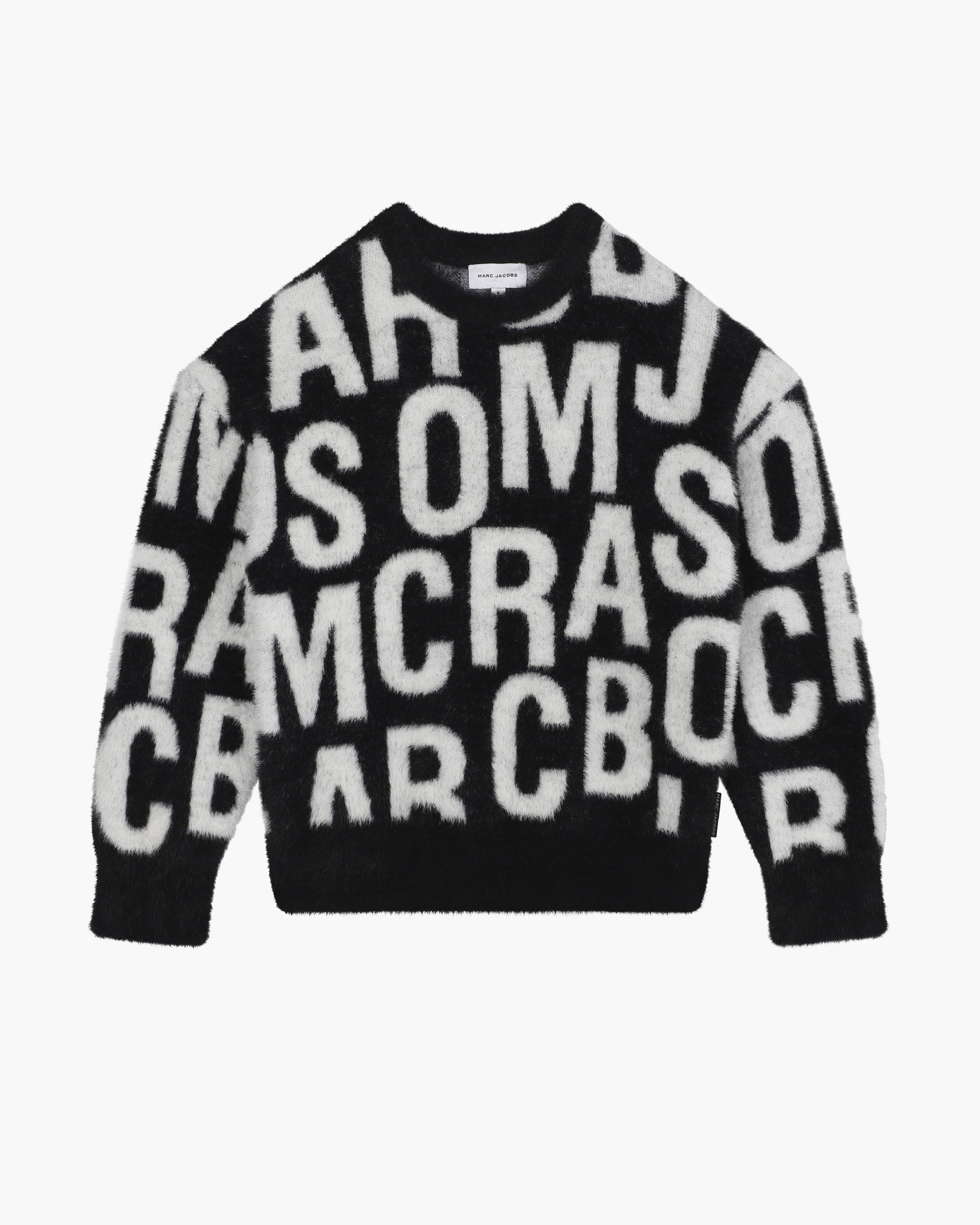 

Свитер с логотипом Jumbled Marc Jacobs, черный/белый