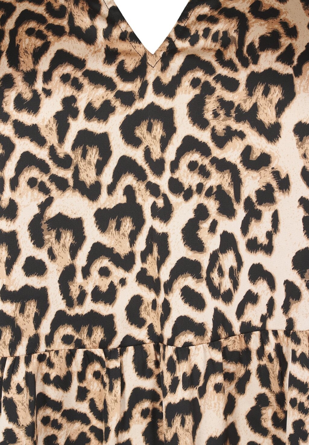 

Туника MIT LEOPARDE UND LANGEN ÄRMELN Zizzi, коричневый