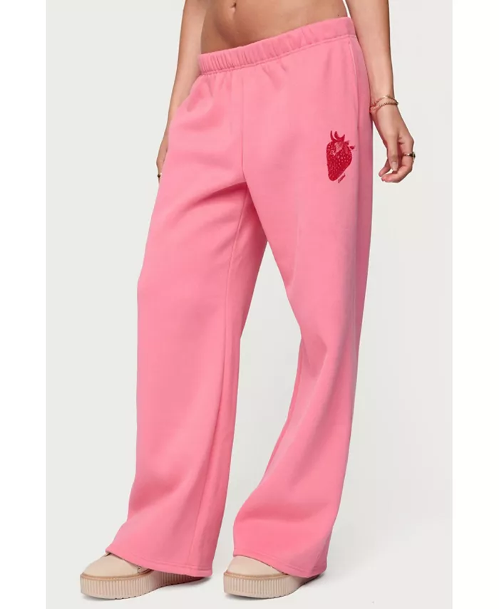 

Женские спортивные штаны Strawberry Babe Edikted, розовый