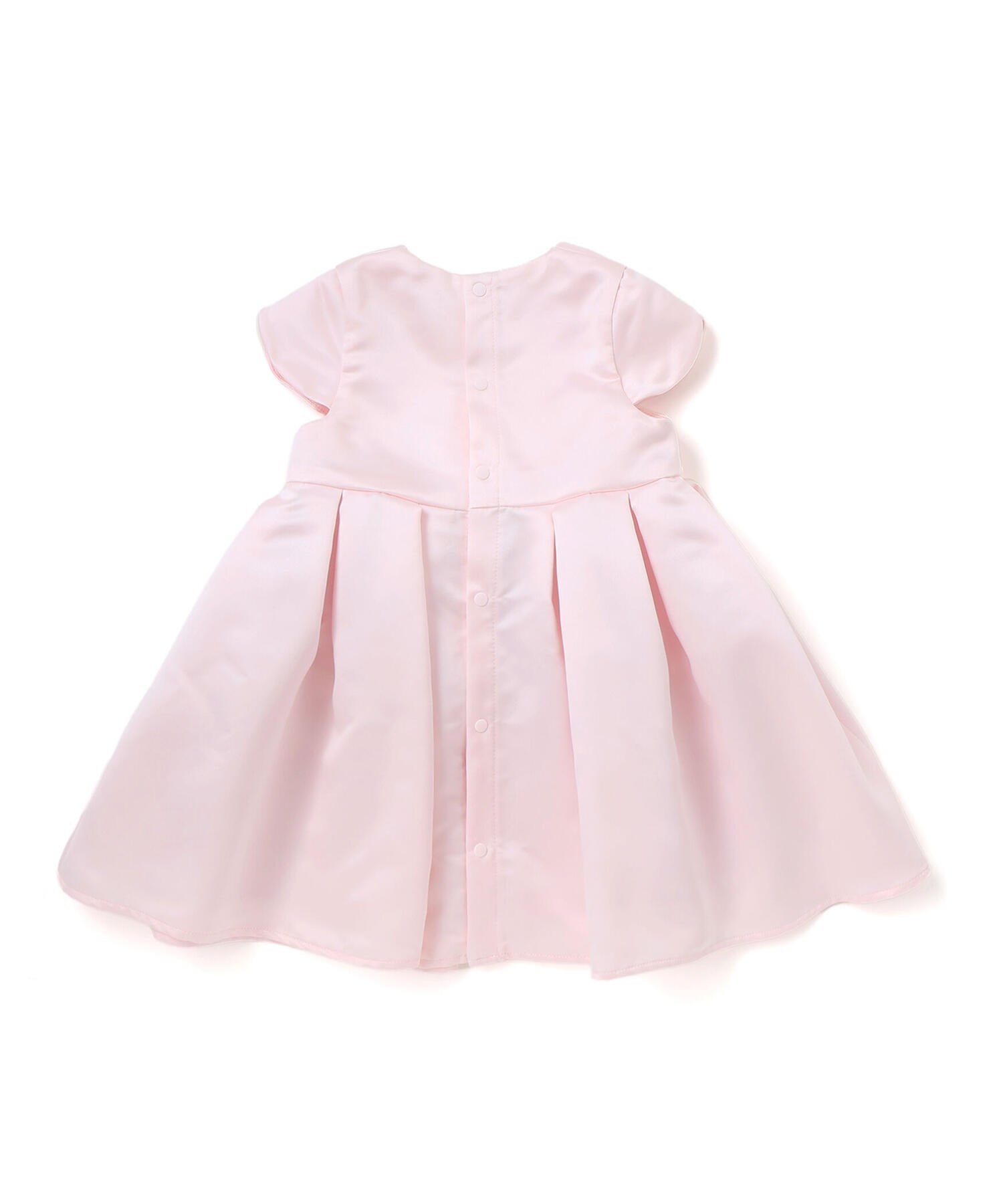 Платье из атласа и тюля с узором (70-90 см) Fillot de bebe reduction, Pink — фото 4
