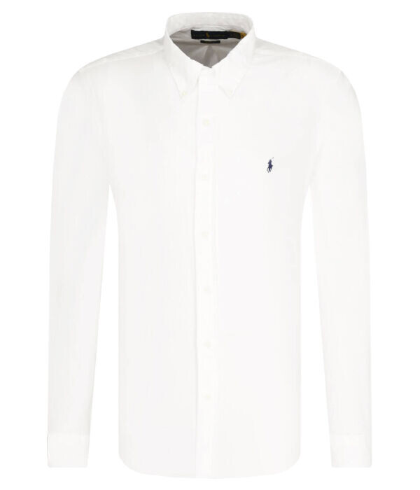 

Рубашка мужская Polo Ralph Lauren хлопковая классическая, белый