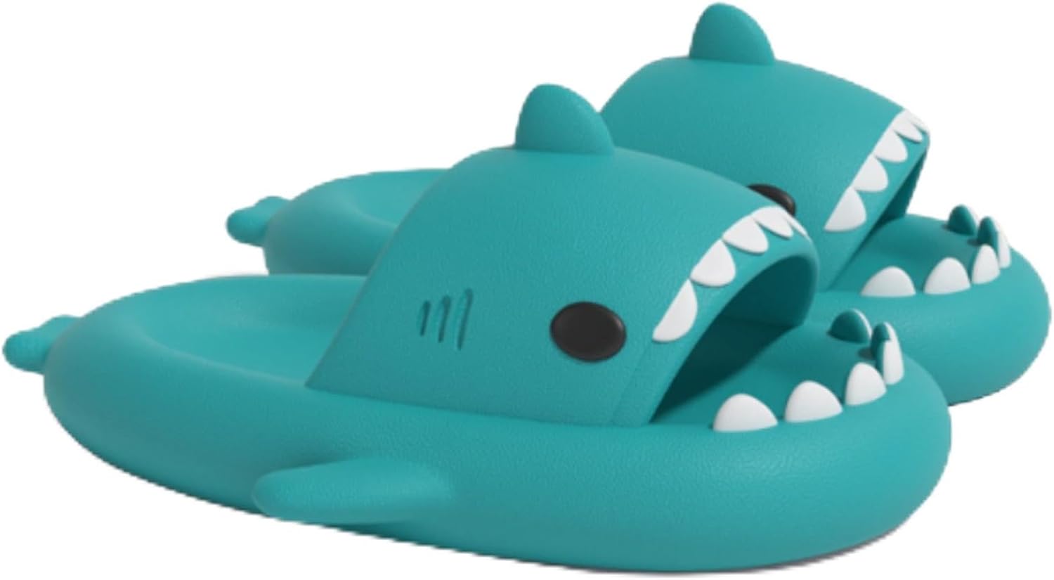 

Женские и мужские шлепанцы ZXCDINO в виде акулы, мягкие тапочки с открытым носком, сандалии с изображением акулы, с амортизирующей подошвой, для пляжа, бассейна и душа, зеленый