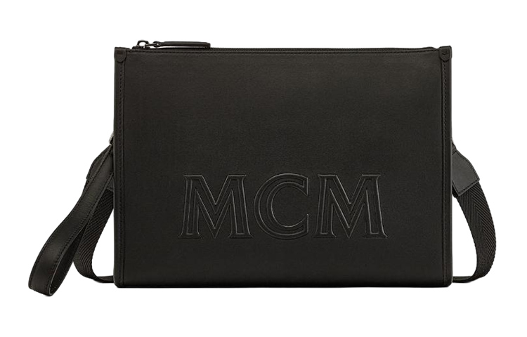 

MCM Кожаная поясная сумка большая унисекс черная