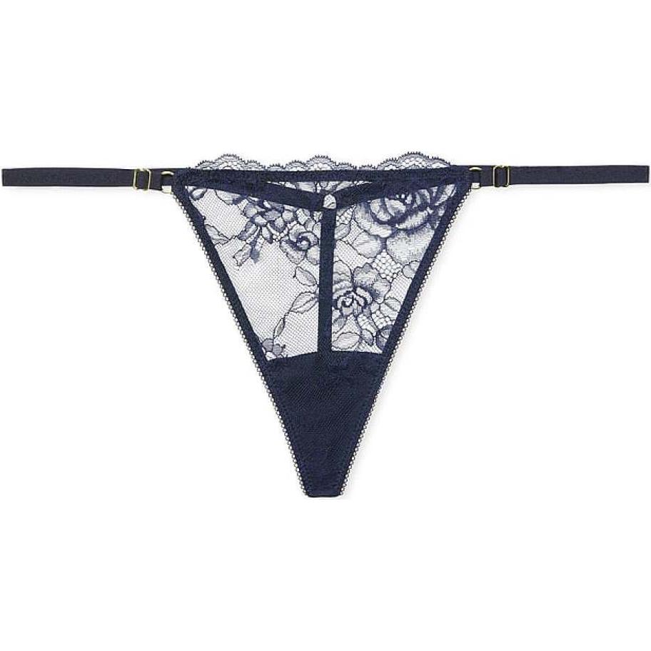 Victoria's Secret 24 Big Show Collection VERY SEXY трусы женские 1 упаковка Velour Blue