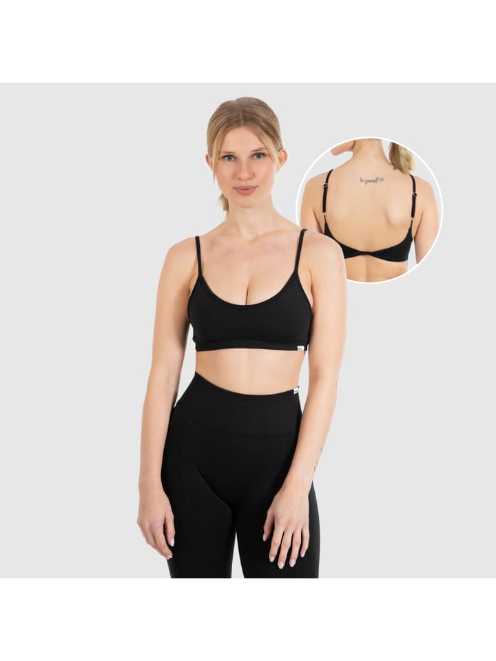 

SMILODOX Спортивный бюстгальтер Layne черного цвета
