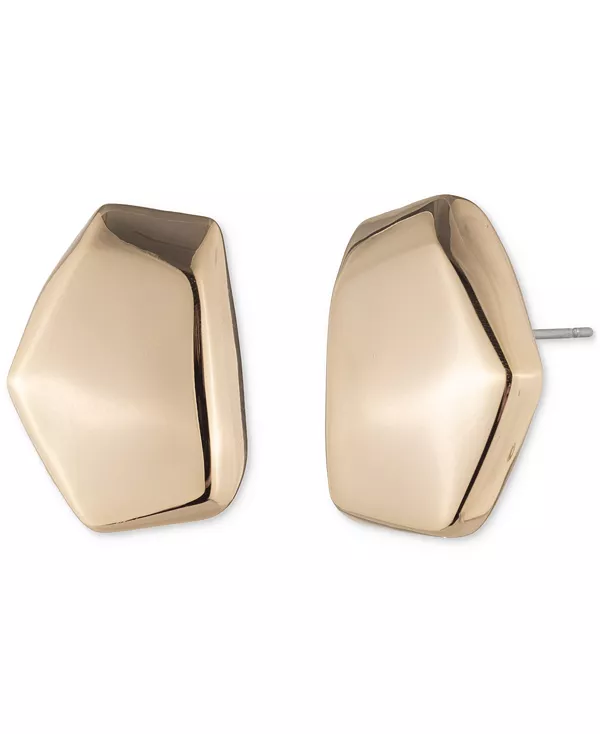 

Скульптурные серьги-гвоздики золотистого оттенка Givenchy, gold