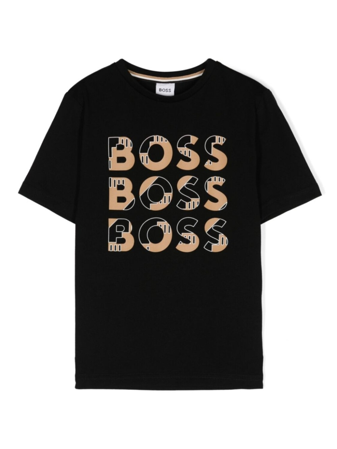 

BOSS Kidswear футболка с логотипом, черный