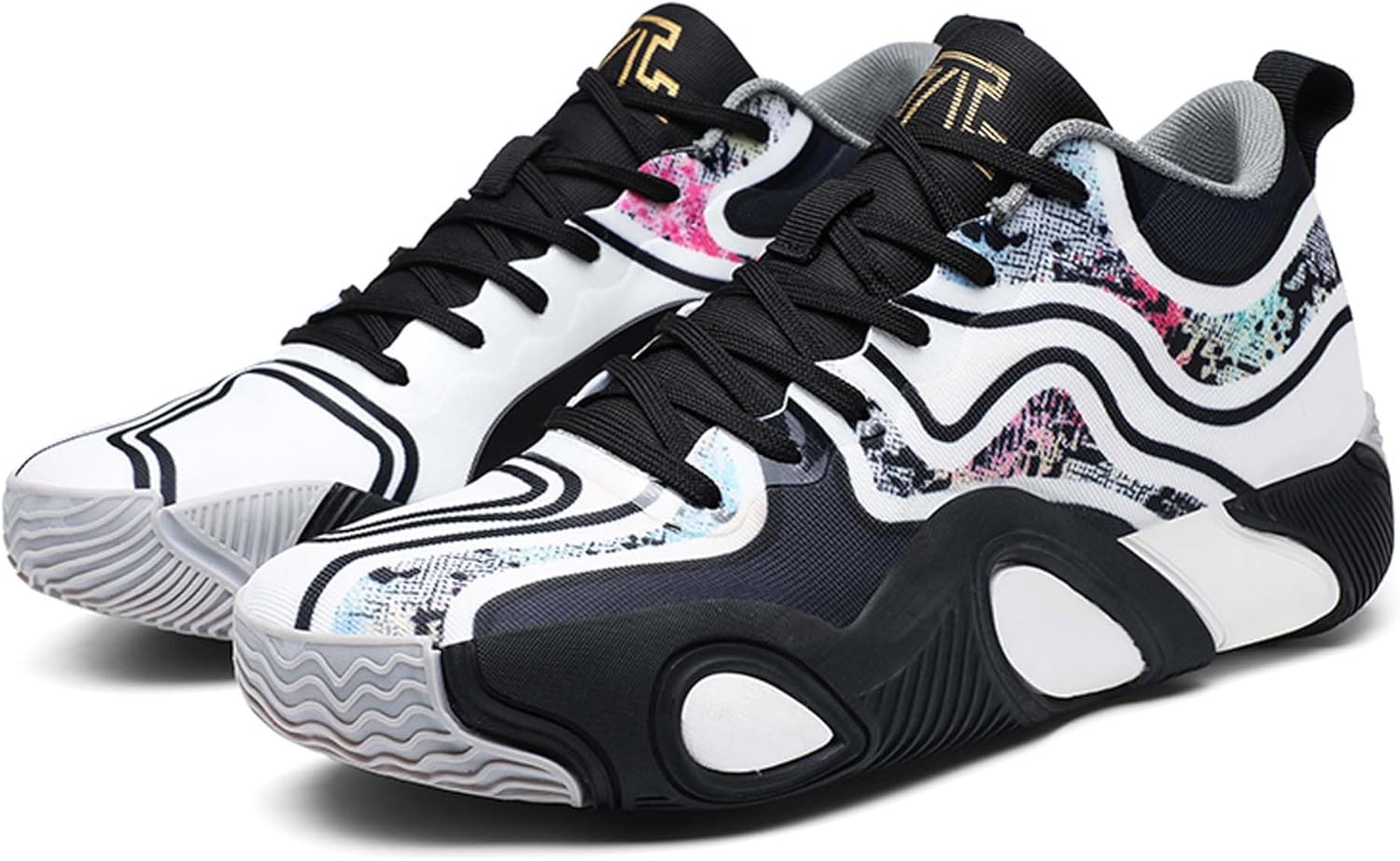 

Мужские и женские тренировочные баскетбольные кроссовки DZBAJRQM для соревнований, профессиональные, с быстрым прыжком и устойчивой посадкой, черный